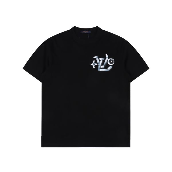 Best Selling Louis Vuitton Short Sleeves Cotton Print Luxury