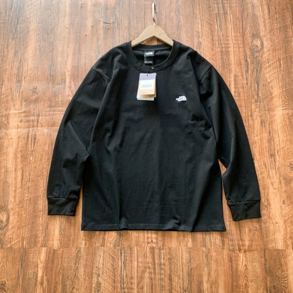 Best Selling The North Face Long Sleeves White Cotton Casual Collection