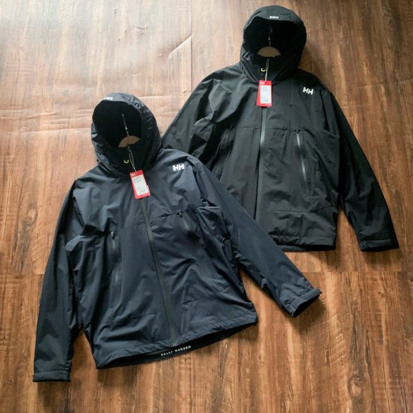High Quality Helly Hansen Coats Black Fleece Breathable Style