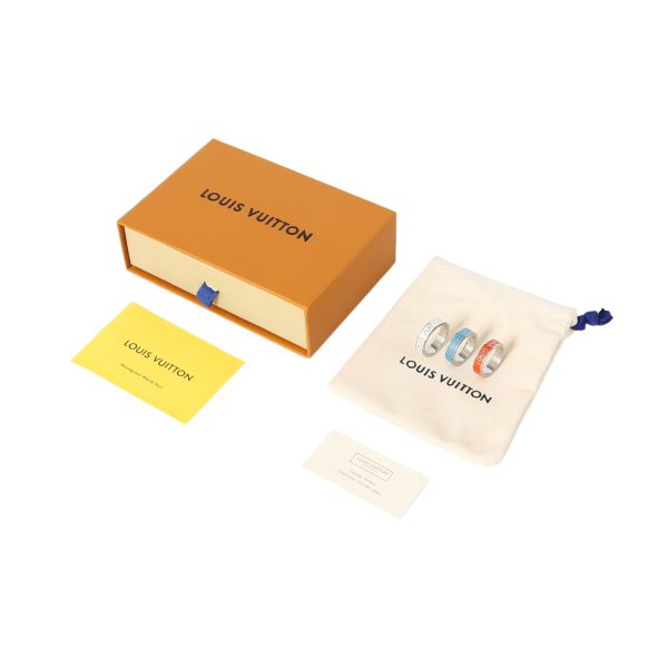 Premium Louis Vuitton Ring White Logo Collection