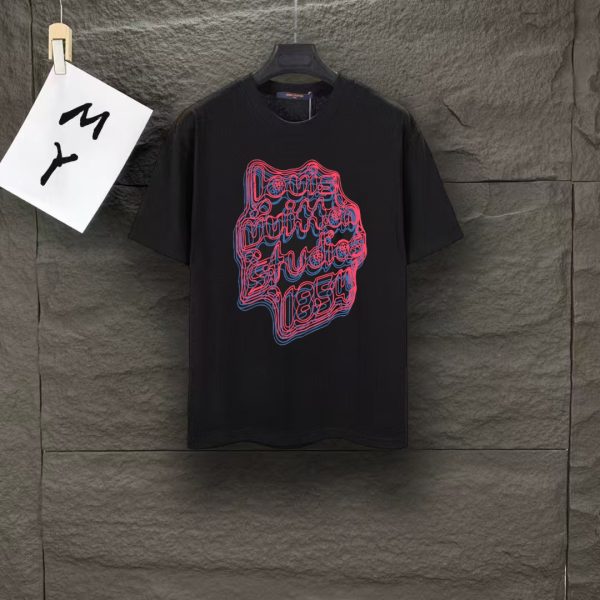 Premium Quality Louis Vuitton Short Sleeves Cotton Logo Luxury