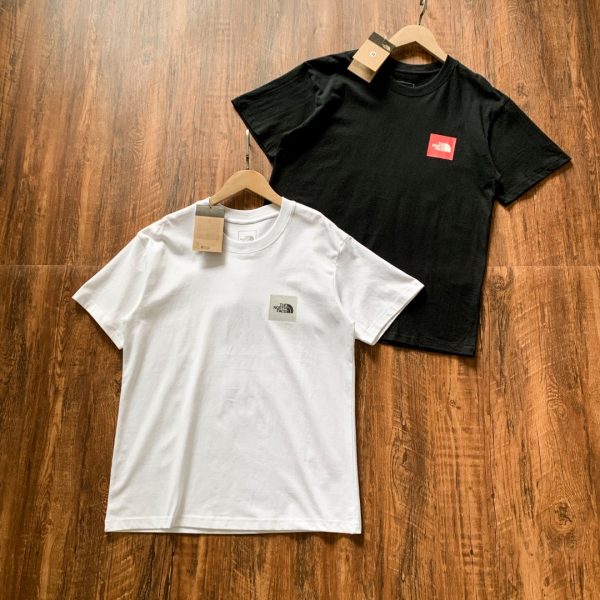 Best Selling The North Face Short Sleeves White Cotton Print Collection