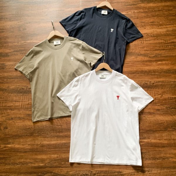 High Quality Express Short-Sleeved T-Shirt White Cotton Casual Style