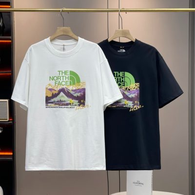 Premium The North Face Short Sleeves White Knit Print Collection
