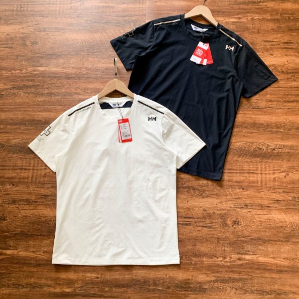 Luxury Helly Hansen Short Sleeves White Breathable Style
