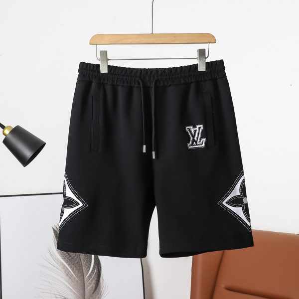 Luxury Louis Vuitton Shorts Black Cotton Classic Style