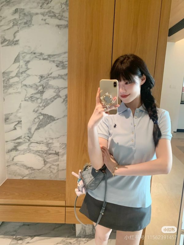 Best Selling Ralph Lauren Short Sleeves White Denim Classic Style