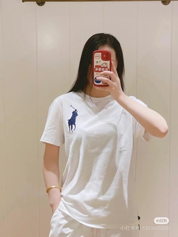 Premium Ralph Lauren Short Sleeves Gray Cotton Classic Style