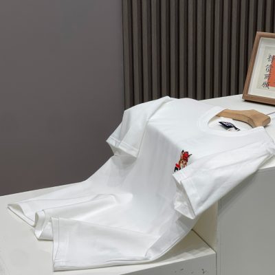 Best Selling Fila Short Sleeves Black Cotton Print Luxury