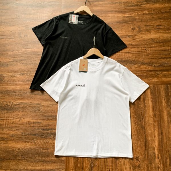 Best Selling Mammut Short Sleeves Black Logo Style