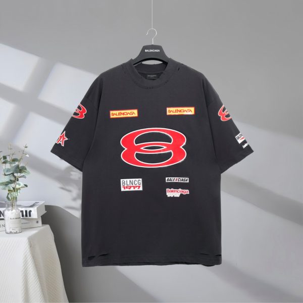 Premium Balenciaga Short Sleeves Cotton Classic Collection
