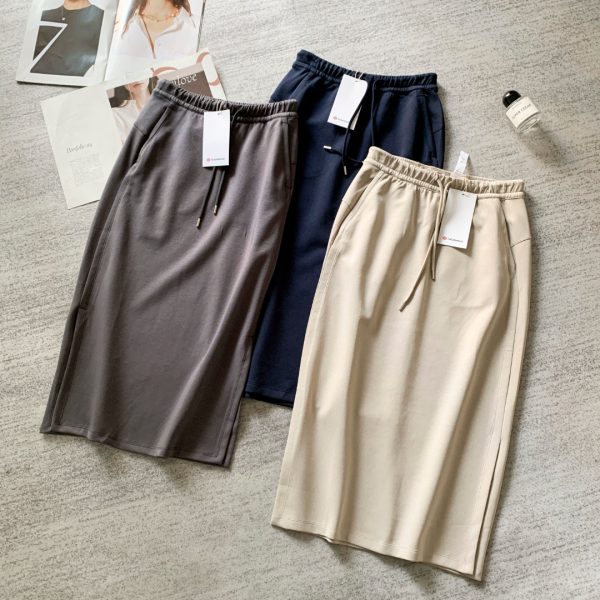 High Quality Lululemon Skirt Navy Breathable Luxury