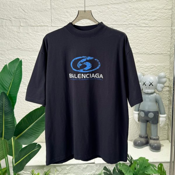 Premium Quality Balenciaga Short-Sleeved Shirt Black Logo Style