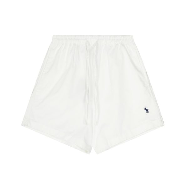 High Quality Ralph Lauren Shorts Black Nylon Logo Style
