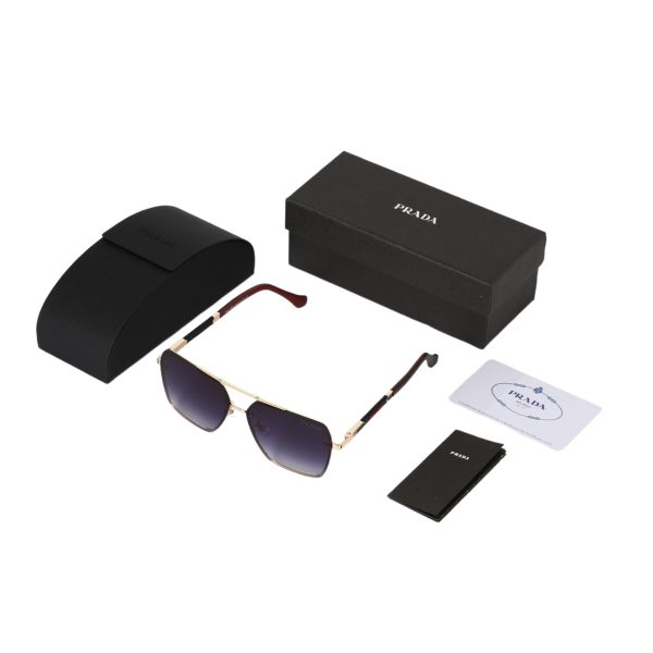 High Quality Prada Sunglasses Purple Gradient Style