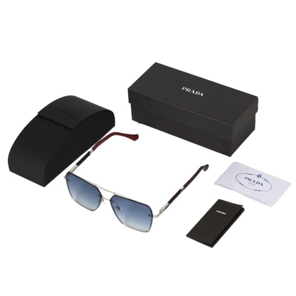 High Quality Prada Sunglasses Blue Gradient Luxury