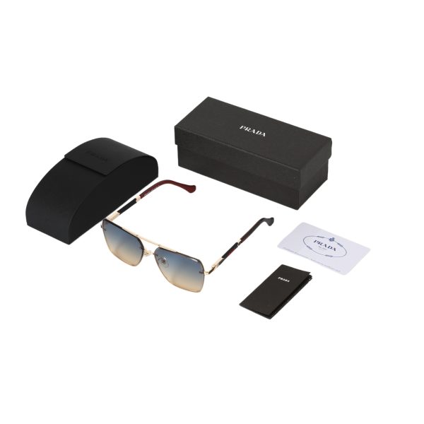 Premium Quality Prada Sunglasses Blue Gradient Style