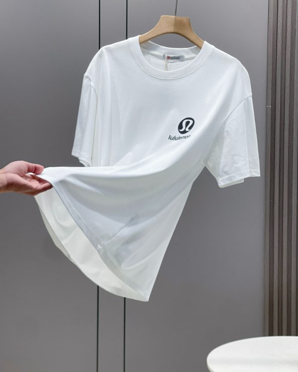 Premium Lululemon Short Sleeves Black Cotton Classic Collection
