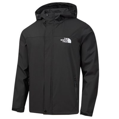 Luxury The North Face Coats Green Embroidered Style