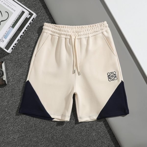 Luxury Loewe Shorts Blue Cotton Classic Collection