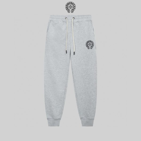 Luxury Chrome Hearts Sweatpants Black Minimalist Style