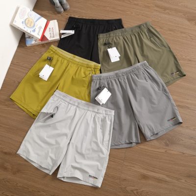 Premium Salomon Shorts Black Logo Luxury