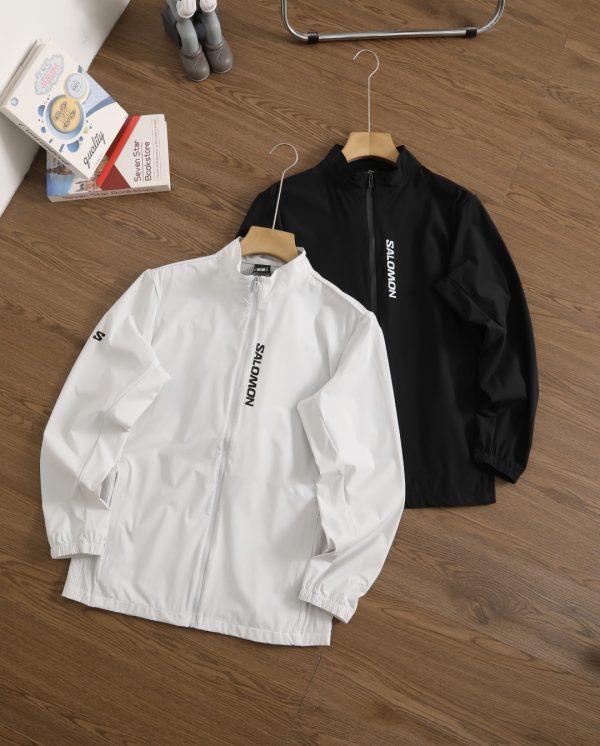 Premium Quality Salomon Long Sleeves Black Silk Breathable Luxury