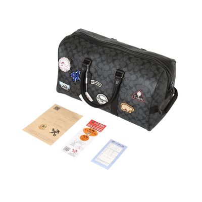 Premium Coach Jeans Black Canvas Classic Luxury