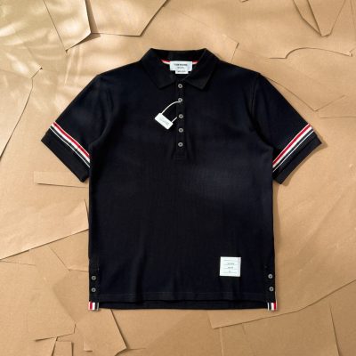 Luxury Thom Browne Short-Sleeved White Style