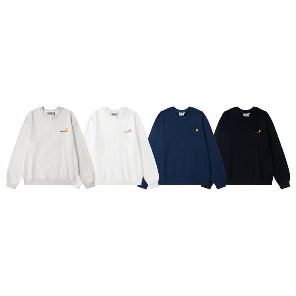 Luxury Carhartt Hoodie Black Cotton Classic Style