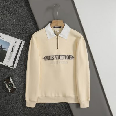 Luxury Louis Vuitton Shirts White Cotton Embroidered Collection