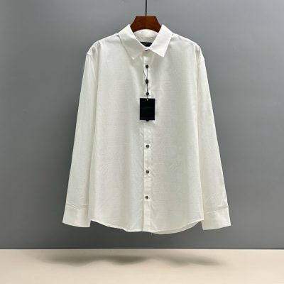 High Quality Louis Vuitton Shirt Silk Jacquard Luxury