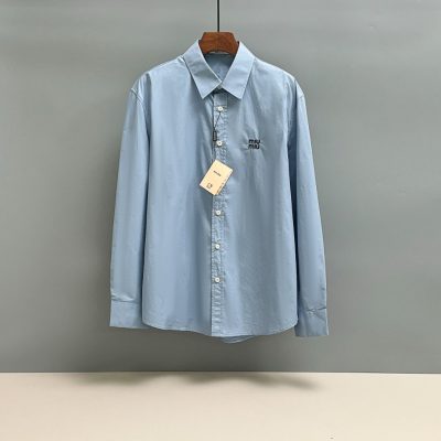Premium Quality Miu Miu Shirt Embroidered Luxury