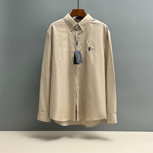 Premium Quality Ralph Lauren Shirt Linen Embroidered Luxury