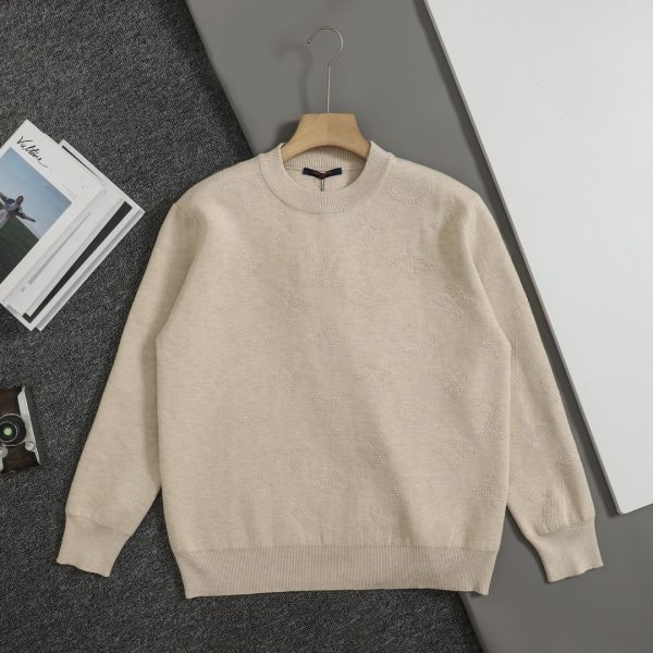 Luxury Louis Vuitton Sweater Cotton Jacquard Luxury