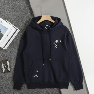 Premium Louis Vuitton Sweatshirts White Cotton Embroidered Style