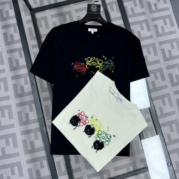 Premium Loewe Short Sleeves Cotton Classic Luxury