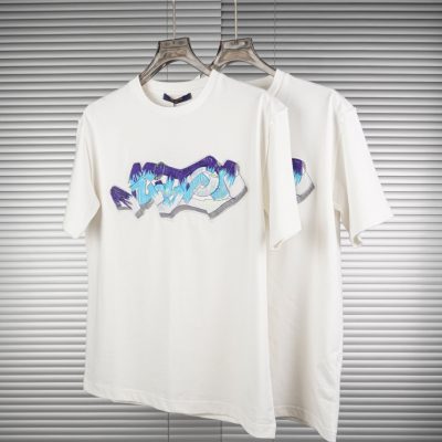 Best Selling Louis Vuitton Short Sleeves Cotton Classic Style