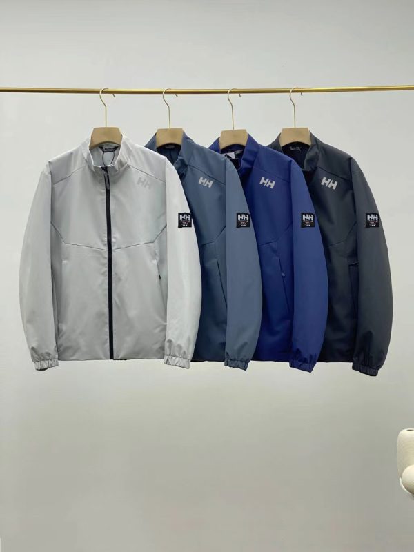 Premium Quality Helly Hansen Jackets Black Polyester Casual Luxury
