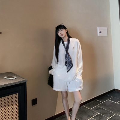 Luxury Lululemon Long Sleeves White Linen Breathable Luxury